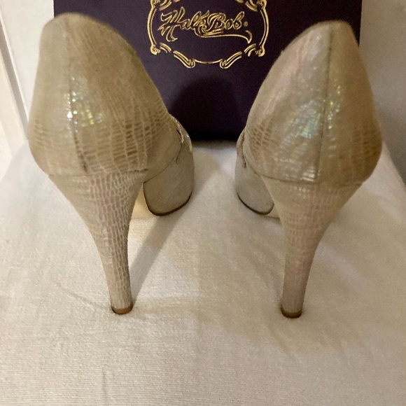 Hale Bob - Women’s, peep-toe, stilettos. Size 10. - Picture 5 of 5